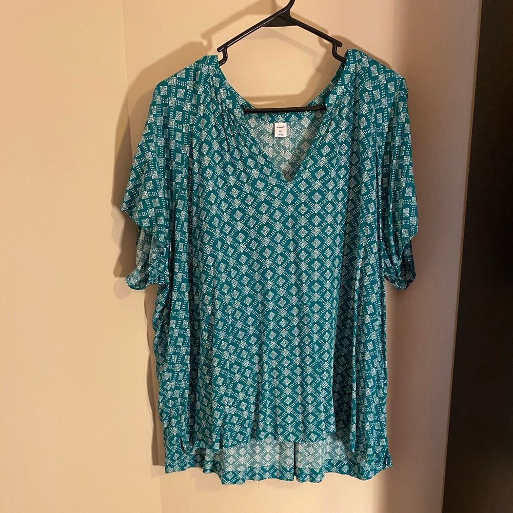 Old navy rayon business casual top xxl